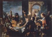 Mattia Preti The guest meal Abschaloms oil painting on canvas